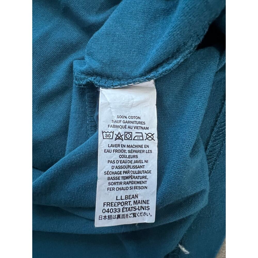 L.L. Bean Set Of 2 Men's Carefree Unshrinkable T-Shirt Traditional Fit Medium - Picture 8 of 8